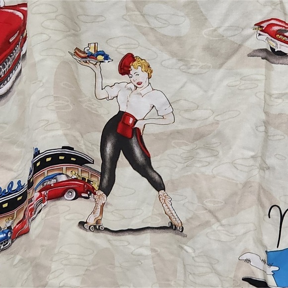 Pacific Legend 50s style Chevy pin up‎ girl Hawaiian button up shirt men's XXL - Picture 3 of 6